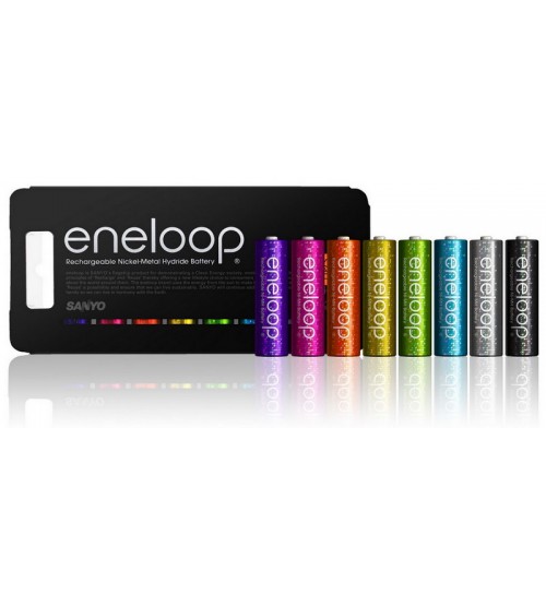 Sanyo Eneloop Gliter Battery AA 8pcs